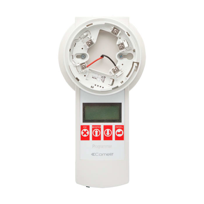 COMELIT - Programmatore dispositivi indirizzati, alimentatore incluso, batterie 4xAA, 255x102x65mm