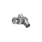 COMELIT - Adattatore a T spina BNC a doppia presa BNC, ottone nichelato, isolamento teflon, compatibile connettori 43660/43661/43663/43665, confezione 10 pezzi