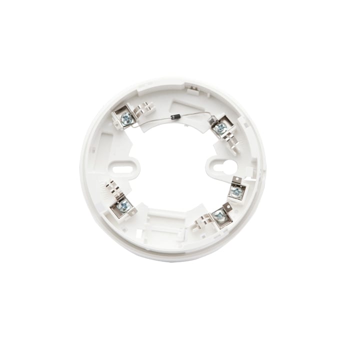 COMELIT - Base con diodo sensori convenzionali, rilevazione rimozione rivelatore, Ø102xh11mm, peso 42g, bloccaggio sicurezza