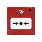 COMELIT - Serie LogiFire - Pulsante manuale wireless indirizzato, portata >1000m campo aperto, batteria CR123A, certificato EN54-11/25