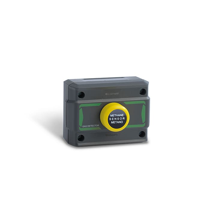 COMELIT - Rivelatore metano centrali termiche, catalitico, solo per 47CMZ001/47CPZ003, insensibile temperatura/umidità, 12VDC 1W, 0-20% LIE, IP44, 5 anni