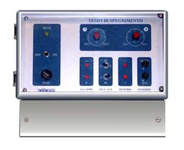 COMELIT - Centrale controllo rivelatori scintilla 2 zone, installazione locale/remota max 6000m, resistente 125°C, 24VDC