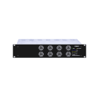 COMELIT - Serie Logirack - Matrice audio slave 1000W 4 zone, 2x500W cluster 2+2, 2 unità modulari, LED stato