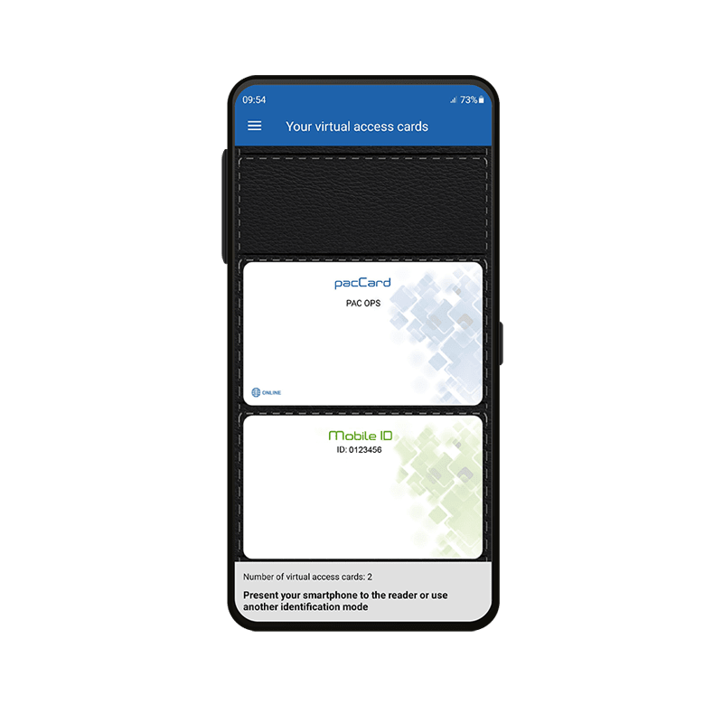 COMELIT - Mobile ID - PAC OPS, blu