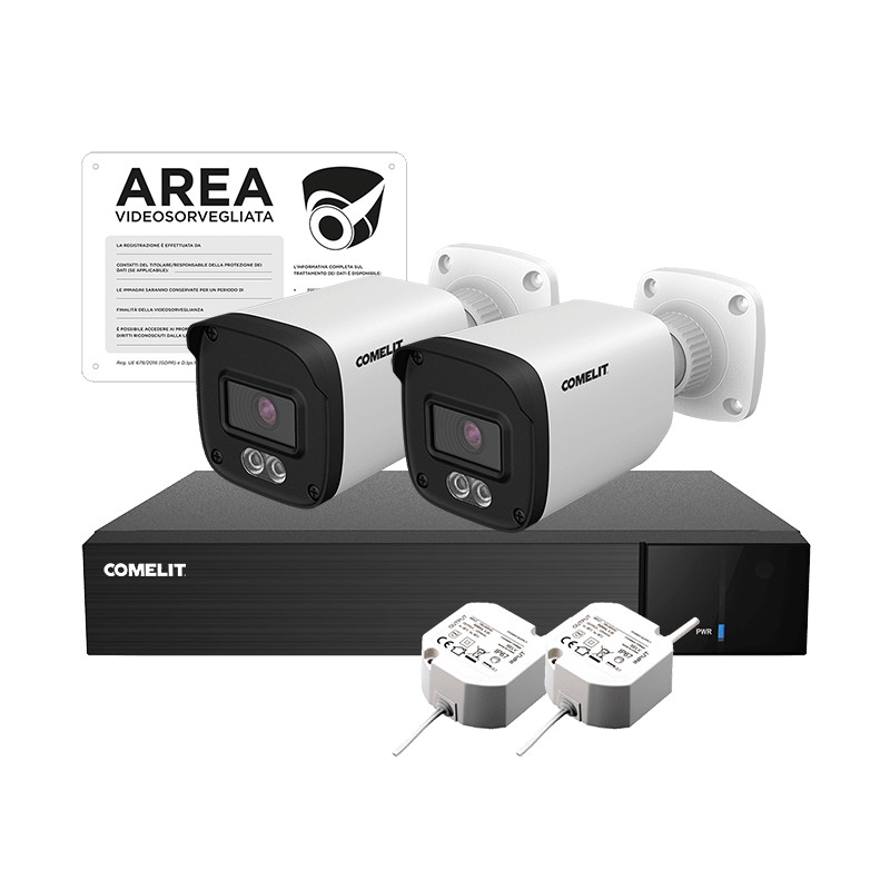COMELIT - KIT AHD X8N05N1H1A, 2X AB04N2FA, ACC