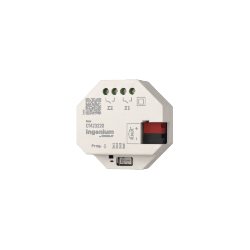 COMELIT - Attuatore KNX 3 ingressi/2 uscite relè 16A, multifunzione, compatto 50x50mm, supporto per UAL