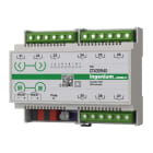 COMELIT - Attuatore KNX 9 uscite relè 16A con comando manuale, modalità multiple, montaggio DIN 6 moduli, supporto per UAL