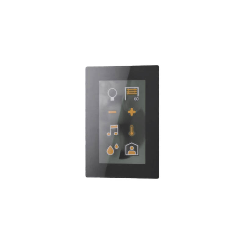 COMELIT - Serie Smart Touch 2 - Supervisore KNX 4.3" verticale nero, web server, Wi-Fi, Google Home/Alexa