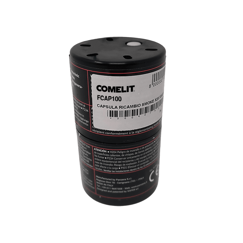 COMELIT - Capsula ricambio fumogeno FG100F, chip riconoscimento, monouso dopo attivazione