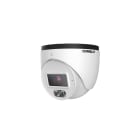 COMELIT - Serie Next - Mini telecamera IP turret compatta ColorUP, 4MP@30 fps, ottica fissa 2.8mm, White LED 20m, dual light, microfono, 12V e PoE, ONVIF