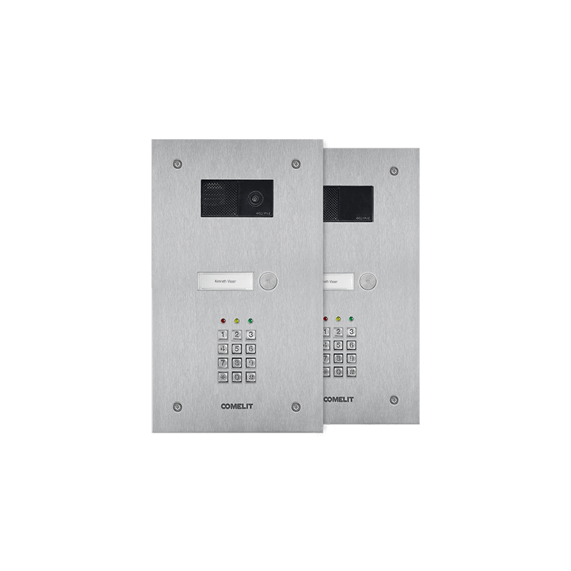 COMELIT - FRONTALE STEELSWITCH 1 PUL. E KEYPAD