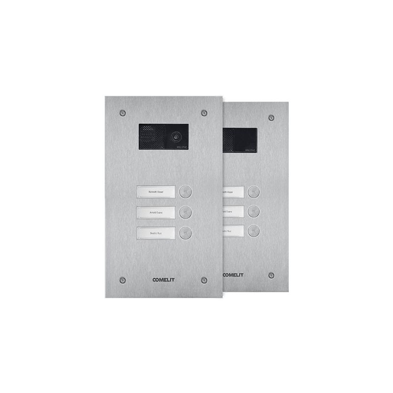 COMELIT - FRONTALE STEELSWITCH CON 3 PULSANTI