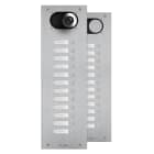 COMELIT - Serie Switch - Frontale 12 pulsanti, acciaio inox AISI 316, retroilluminazione LED, IK08