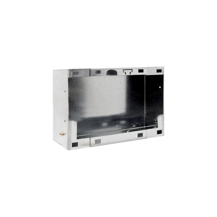 COMELIT - Serie Switch - Scatola da incasso per frontale accessorio 2 colonne pulsanti, acciaio zincato, 190.4x110.5x55mm