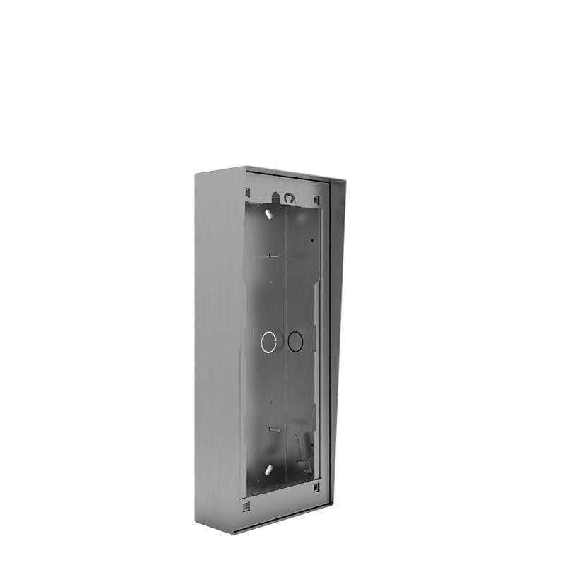 COMELIT - Serie SteelSwitch - Custodia da parete con visiera antipioggia per frontali 5-8 pulsanti e pulsantiere SteelTouch 5"