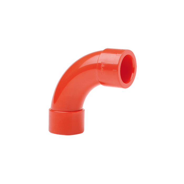 COMELIT - Gomito 90° tubazioni 25mm sistemi aspirazione, cambio direzione angolo retto, confezione 10 pezzi
