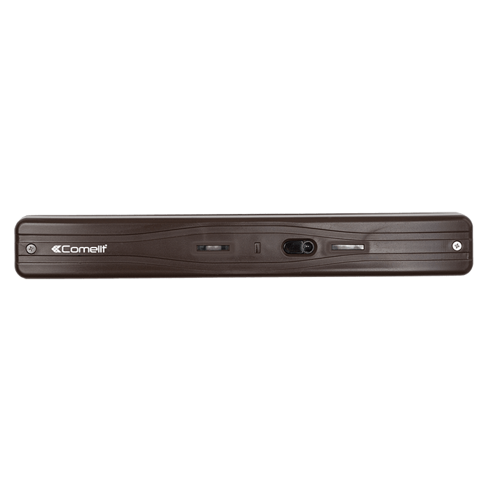 COMELIT - Sensore wireless doppio PIR effetto tenda marrone, portata 4m, protezione infissi/varchi