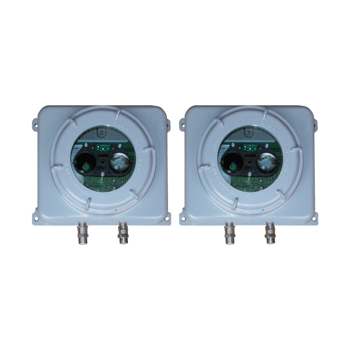 COMELIT - Rivelatore lineare di fumo ATEX 25-120m TX+RX, barriera ottica, ambienti esplosivi, autoallineamento
