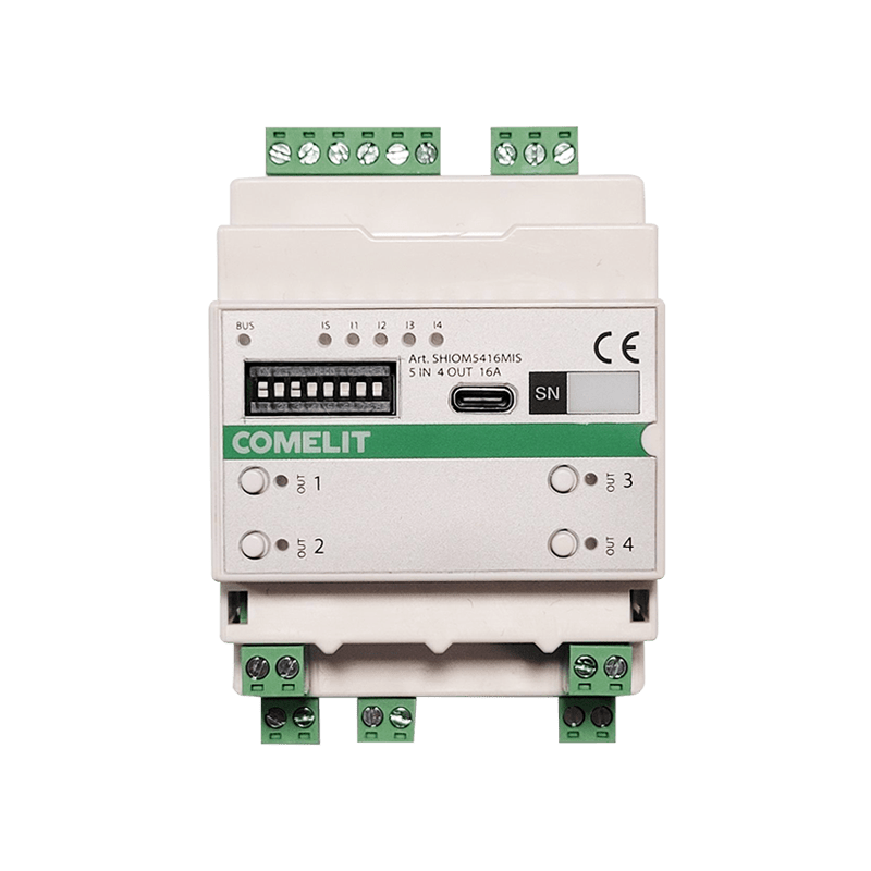 COMELIT - MODULO 5 IN/4 OUT 16A CON MIS. ENERG. -