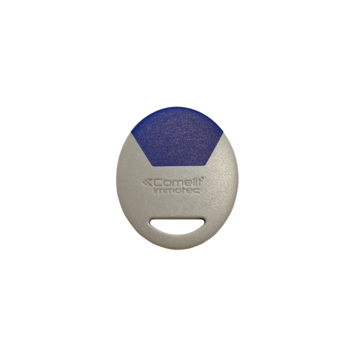 COMELIT - Carta standard formato porta chiavi, FOB, blu