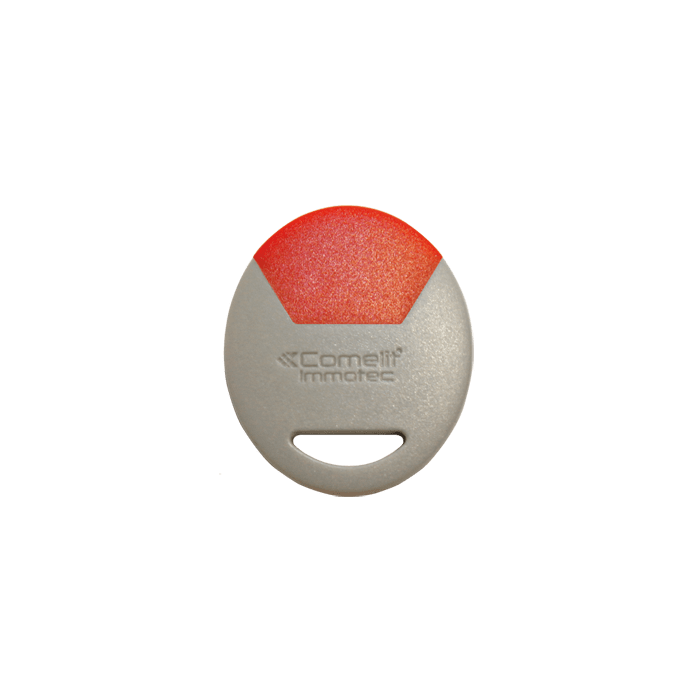 COMELIT - Carta standard formato porta-chiavi, FOB, rosso