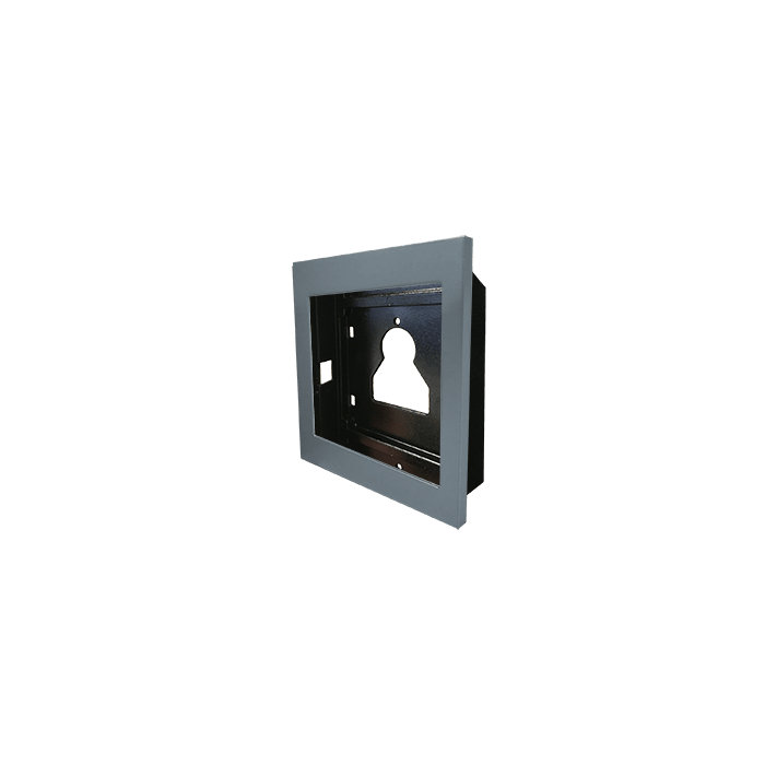 COMELIT - Serie Ultra - Telaio da incasso 1 modulo, alluminio silver RAL9006, anti-UV, affiancabile, 125.5x136x35mm