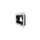 COMELIT - Serie Ultra White - Telaio da incasso 1 modulo, alluminio bianco RAL9016, anti-UV, affiancabile, 125.5x136x35mm