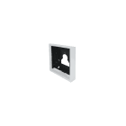 COMELIT - Serie Ultra White - Custodia da parete 1 modulo bianco RAL9016, sporgenza 35mm