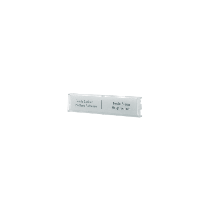 COMELIT - Serie Ultra - Pulsante doppio, PMMA anti-UV, cartellino neutro/campana