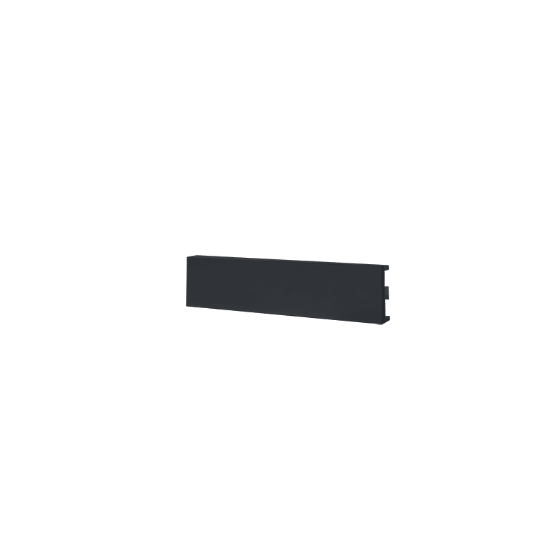COMELIT - Serie Ultra Black - Tappo Full Metal per pulsantiera, nero RAL9005, alluminio + PMMA anti-UV