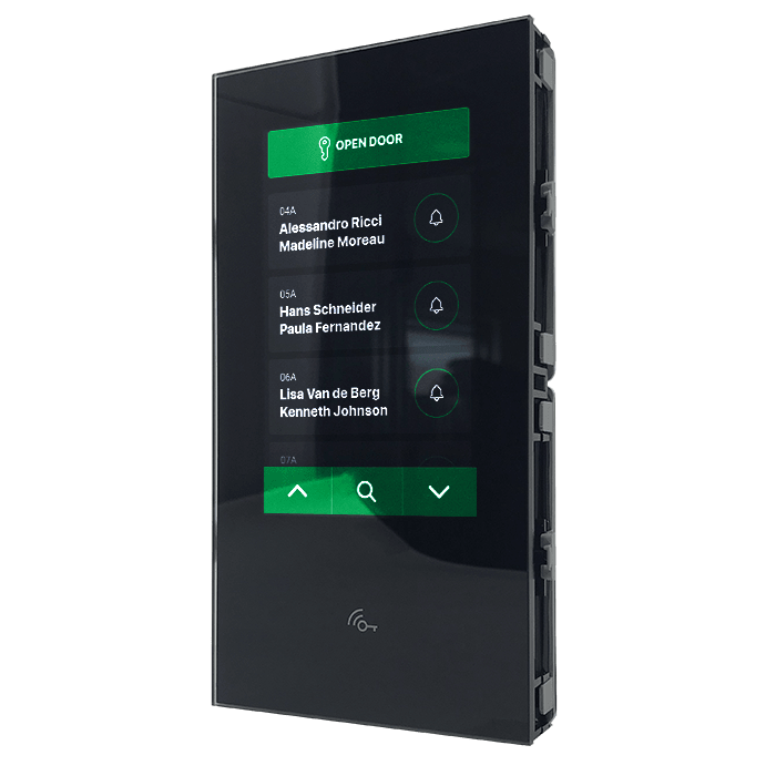 COMELIT - Serie Ultra - Modulo touch screen 5", capacitivo, personalizzazione interfaccia, RFID, Wiegand, sensore crepuscolare