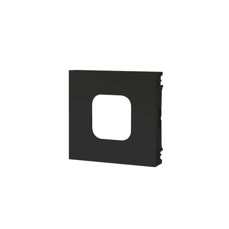 COMELIT - Serie Ultra Black - Modulo predisposto lettore impronte EControllo accessi sLine, alluminio anodizzato