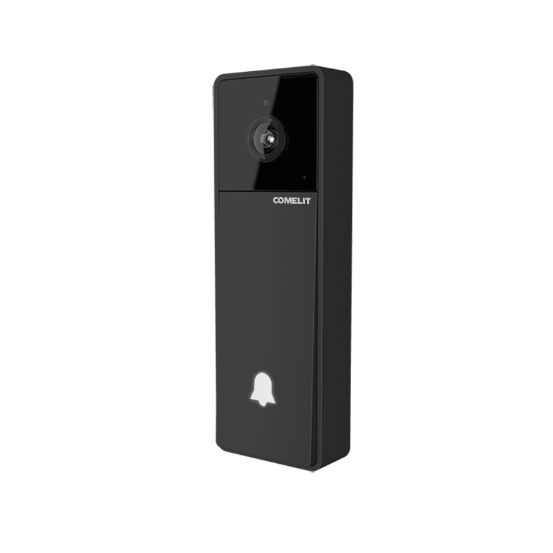 COMELIT - Serie Visto - Campanello smart da parete, sistema ViP, telecamera grandangolare, alimentazione ViP o PoE standard
