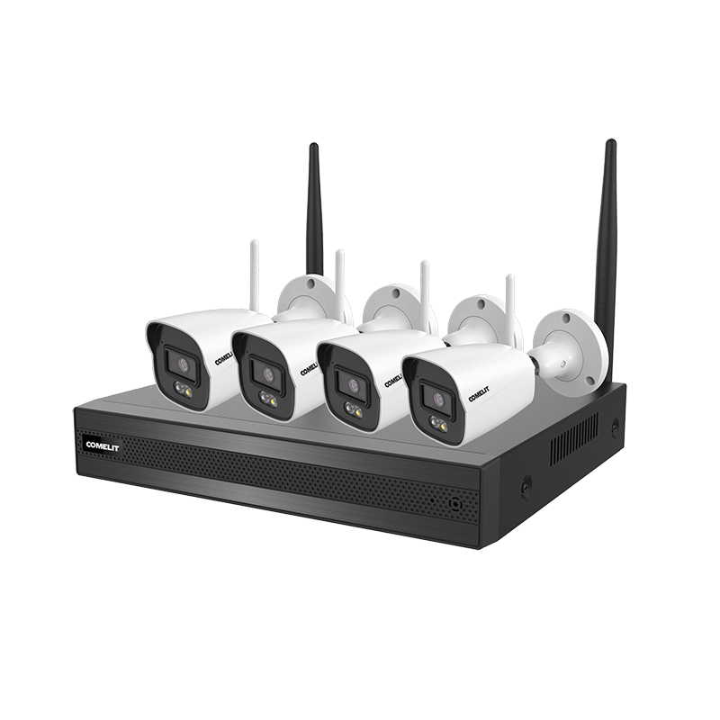 COMELIT - KIT WI-FI NEXT, 4 IPC BULLET 4MP, HDD 1T