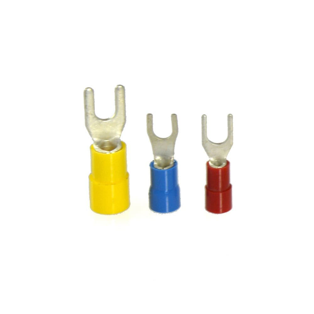 CONTACT - Capicorda da pressare a forcella sezione 6 mm² diametro 3 mm confezione 100 pezzi.