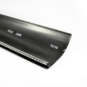 CONTACT - Guaina termorestringente forte spessore con cerniera in poliolefina reticolata e adesivo termofusibile.