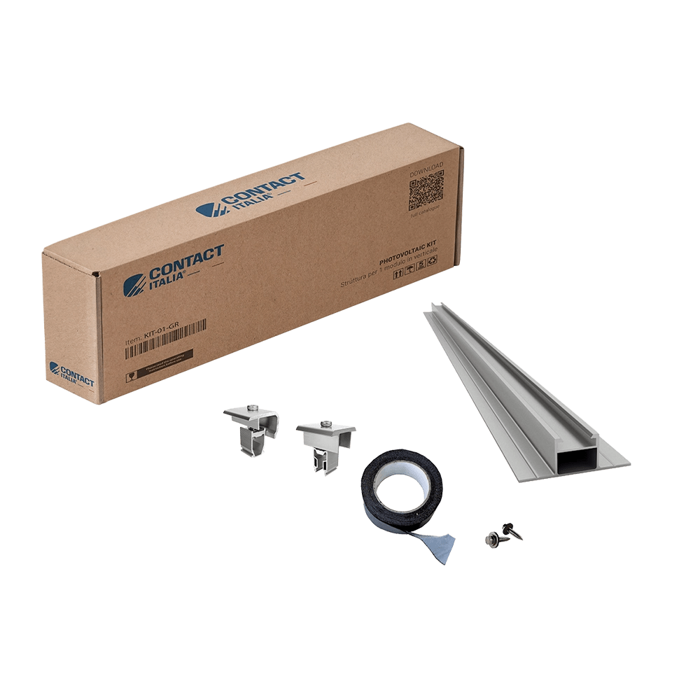 CONTACT - kit struttura 2 moduli verticali prt2264 prt2264-38 KIT-02-GR