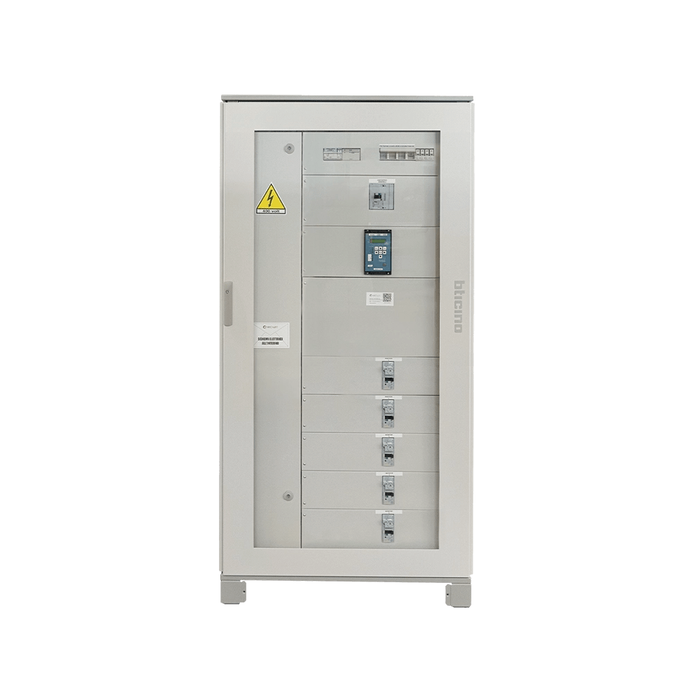 CONTACT - quadro di interfaccia 500 kw 5 inv cei 0-16 con te e test