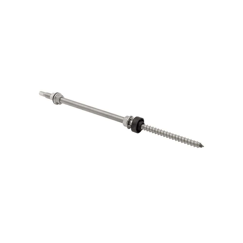 CONTACT - vite doppio filetto m10x300 con 3 dadi e epdm