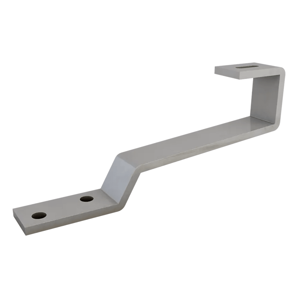 CONTACT - staffa fissa tegola piana spessore 8 mm altezza 34 mm