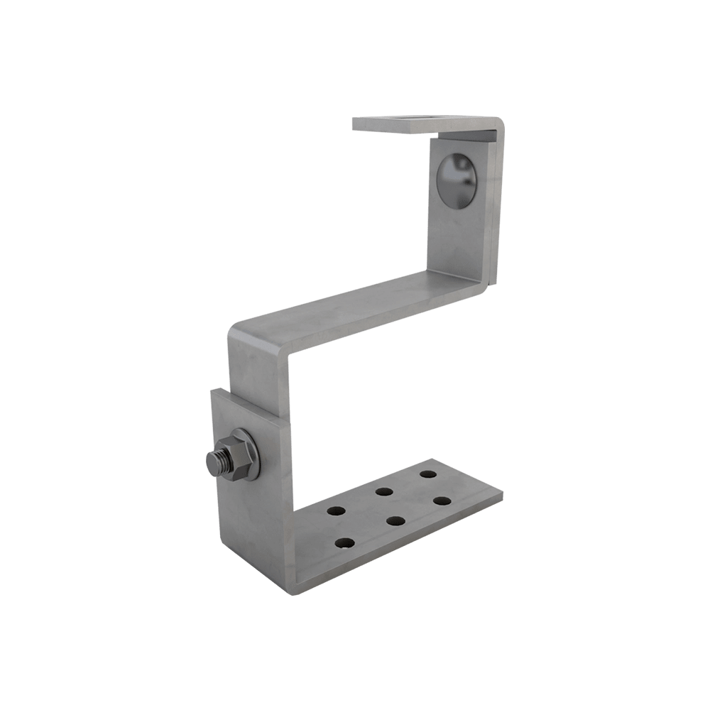 CONTACT - staffa regolabile coppi tegole spessore 5 mm altezza 93-1 127