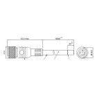 DATASENSING - CS-A1-03-U-10 5 POLI DRITTO 10M UL 2464 95ASE1190