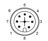 DATASENSING - CS-A1-06-U-15 8 POLI DRITTO 15M UL 2464 95ASE1250