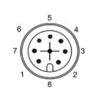 DATASENSING - CS-A1-06-U-15 8 POLI DRITTO 15M UL 2464 95ASE1250