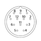 DATASENSING - CN-M23-12P-00 ENC INCR CONN M23 12POLES 95B081280