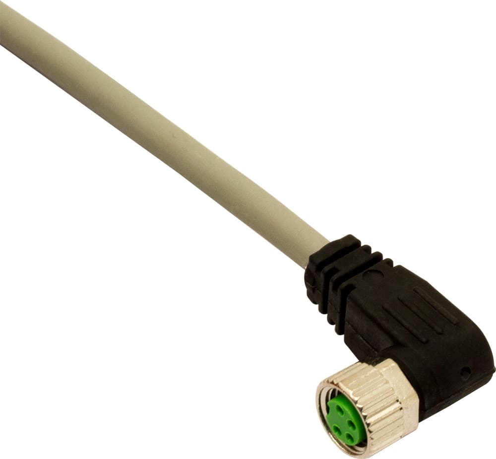 DATASENSING - CONN M8 F 90  4P 5M PUR UL