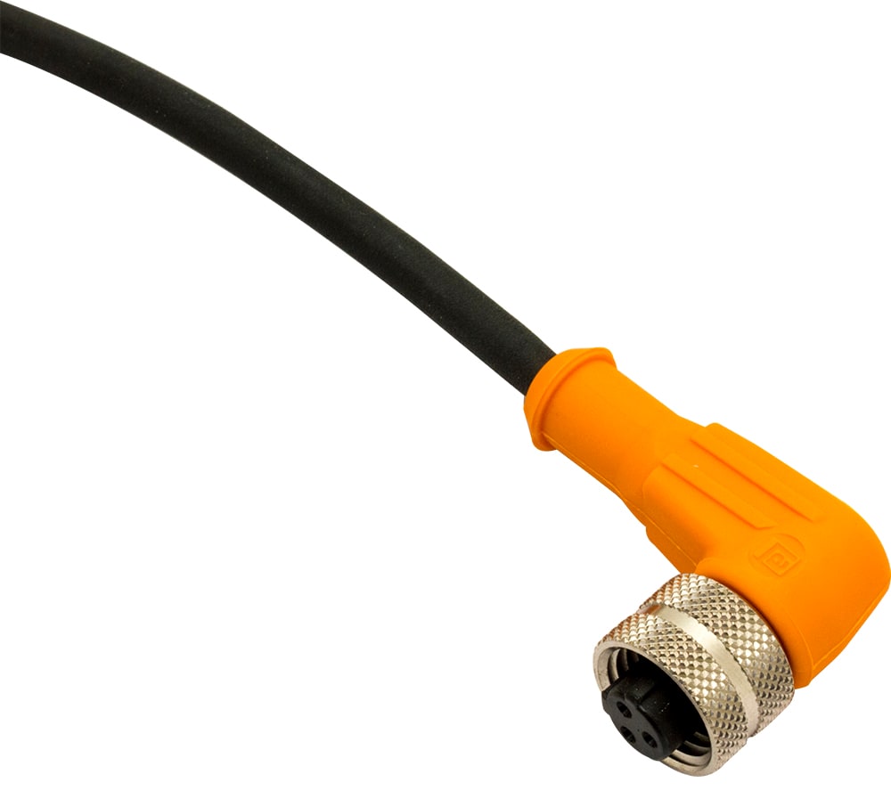 DATASENSING - CONN M12 F RAD 2P+GND TPU 5M