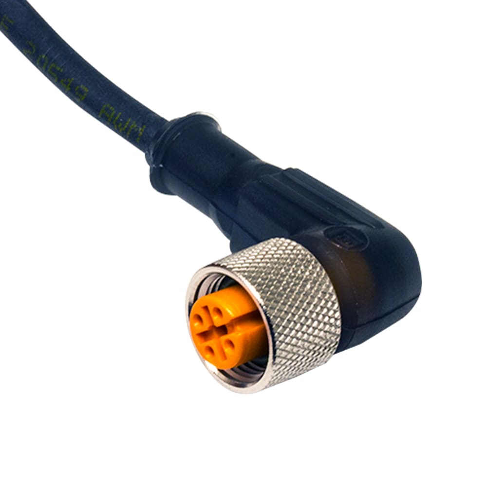 DATASENSING - CON M12 90 4P 5MT PUR LED PNP