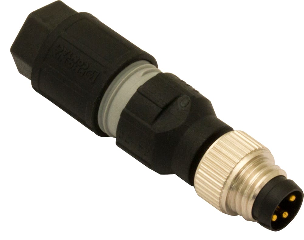 DATASENSING - CONNECTOR CONN. M8 MALE 4 POLES AXIAL, S