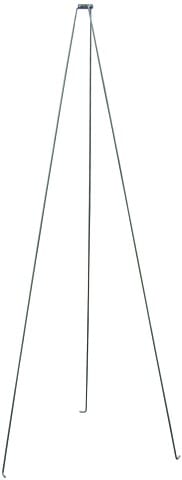 DEHN - Montante triplo con collare per tubi diametro 50mm lunghezza 2910mm in acciaio inossidabile.